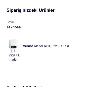 Eksik Gönderilen Ürün Ve Müşteri Hizmetleri Sorunu
