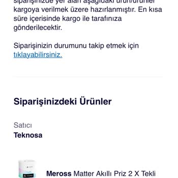 Eksik Gönderilen Ürün Ve Müşteri Hizmetleri Sorunu