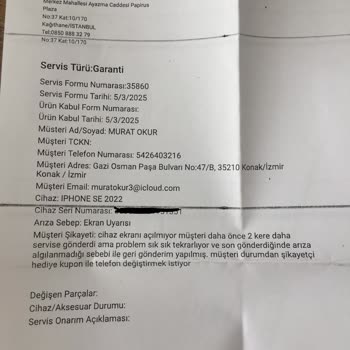Garanti Sürecinde Yaşanan Tekrarlayan Sorunlar