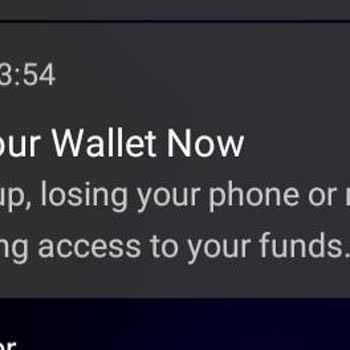 Problemas para acceder a billetera digital en Trust Wallet