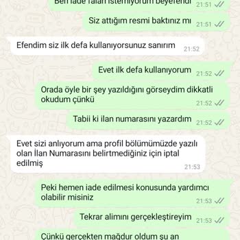 Letgo Üzerinden Yanıltıcı İşlem Ve İade Sorunu