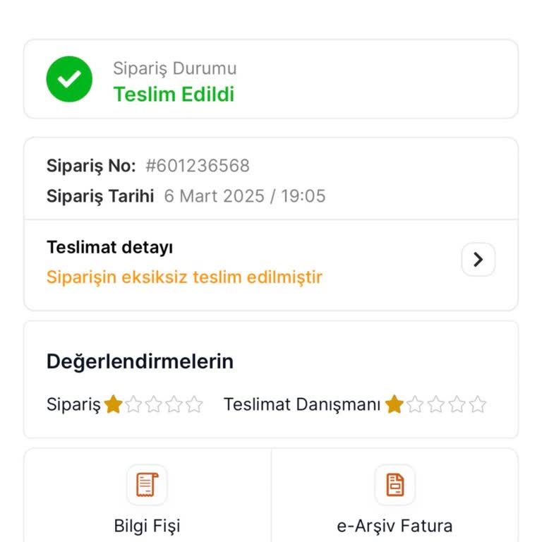 Migros Sanal Market'te Adres Karışıklığı Ve İlgisizlik