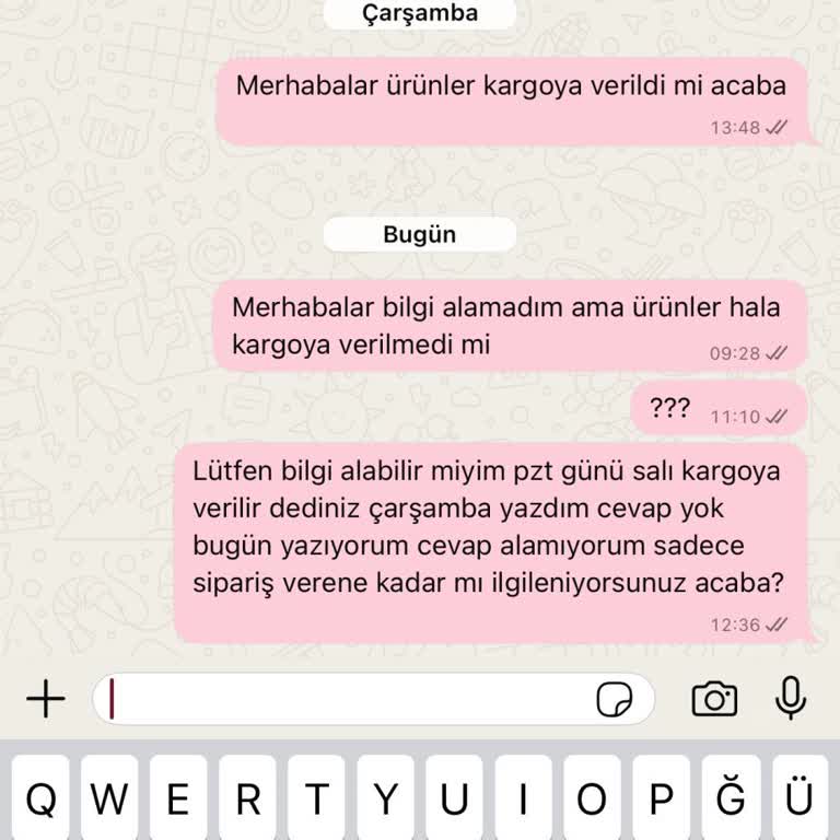 Sipariş Sonrası İletişim Sorunu Ve Güven Eksikliği