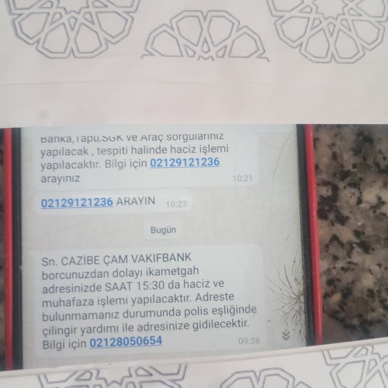 VakıfBank'tan Şok Eden Haciz Mesajı