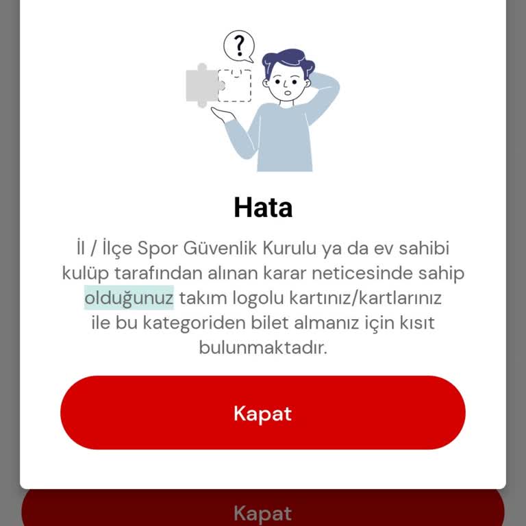 Passo Kart İptali Nedeniyle Maç Bileti Alamama Sorunu