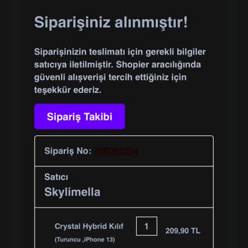 Kılıf Siparişim Bir Haftadır Kargoya Verilmedi