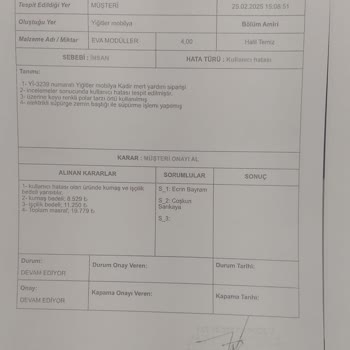 Yiğitler Mobilya'dan Aldığım Köşe Takımı Hayal Kırıklığı Yarattı