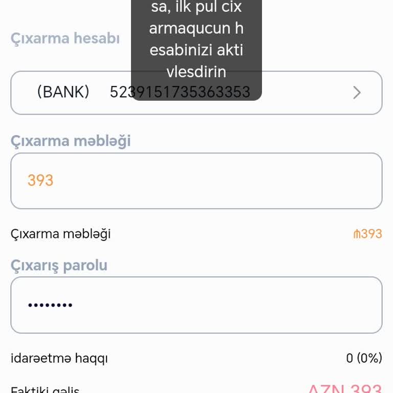 Azerbaycan'dan Yanıltıcı İşlem Deneyimi