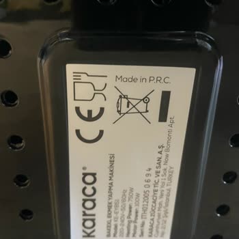 Karaca'dan Aldığım Ekmek Makinesi İçin Parça Desteği Sorunu