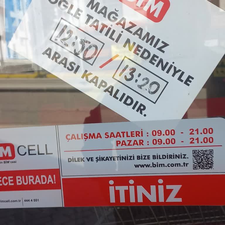 Mağaza Açılış Saatine Uymuyor