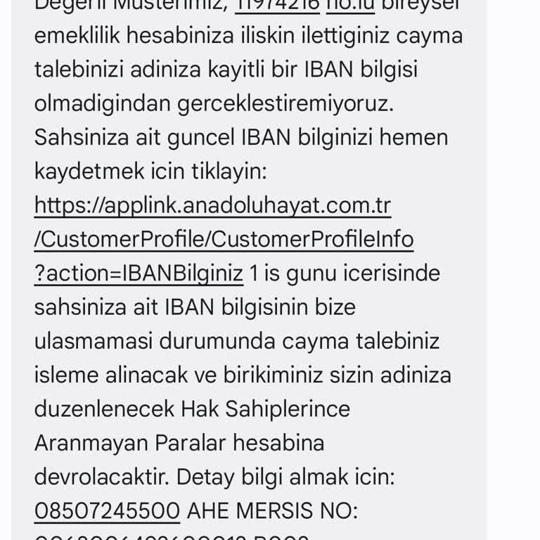 Anadolu Hayat Emeklilik'te İletişim Ve Güven Sorunu