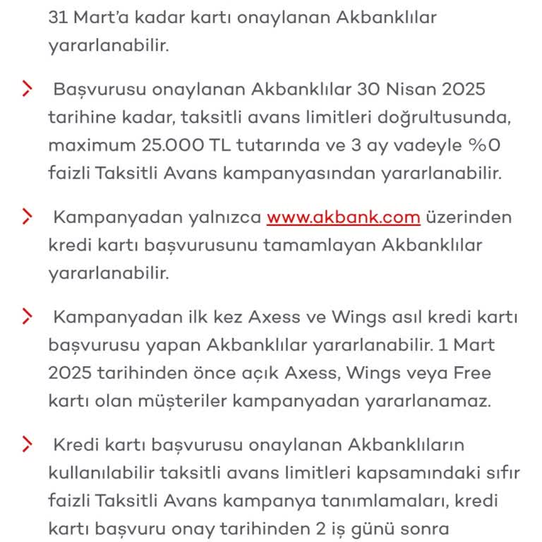 Faizsiz Avans Kampanyasında Belirsizlik