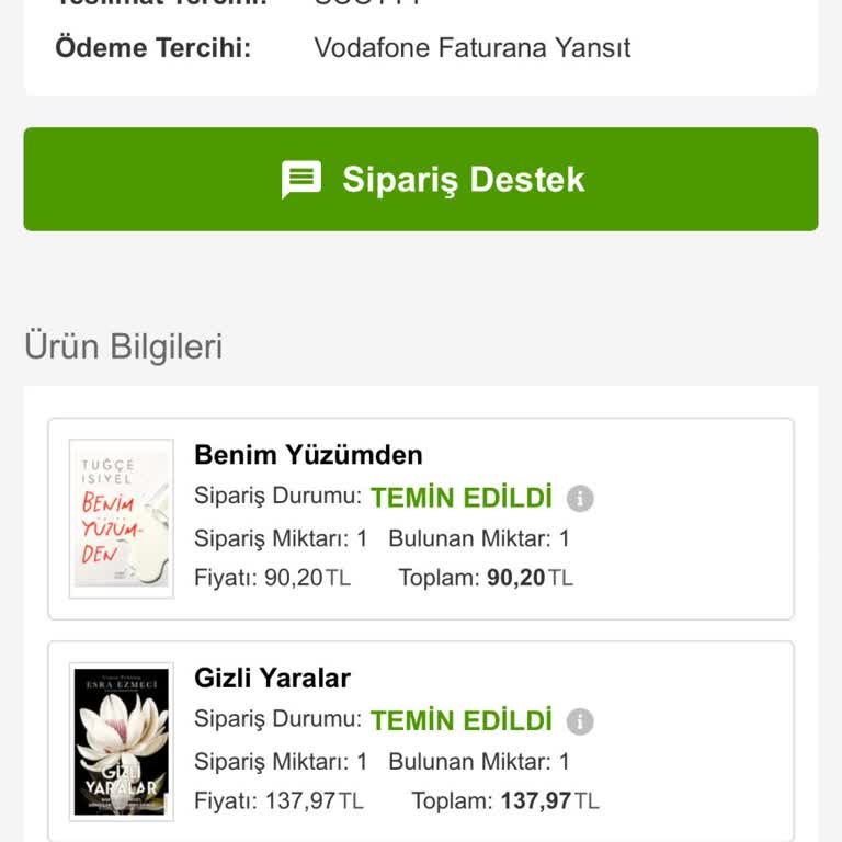 Kitaplar Kargoya Verilmiyor Ve Yanıtsız Kalıyorum