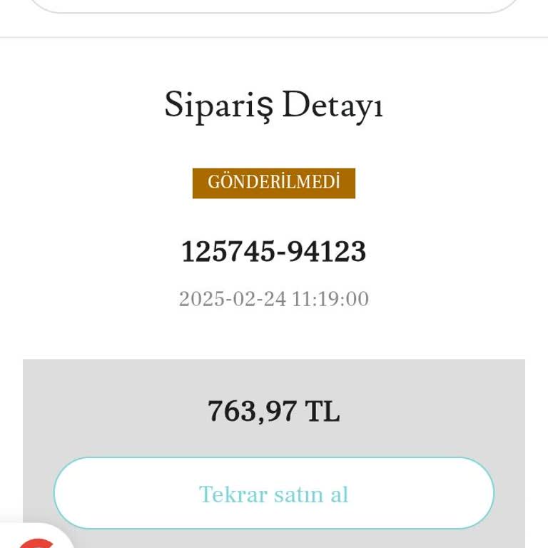 Kargoya Verilmeyen Ürün Ve Sessiz Müşteri Hizmetleri