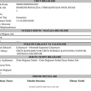 Karaca Homend Royaltea: Yedek Parça Krizi Ve Fiyat Çelişkisi