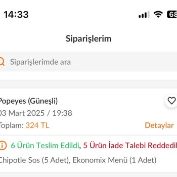 Sipariş Notuna Dikkat Edilmemesi Ve İade Sorunu