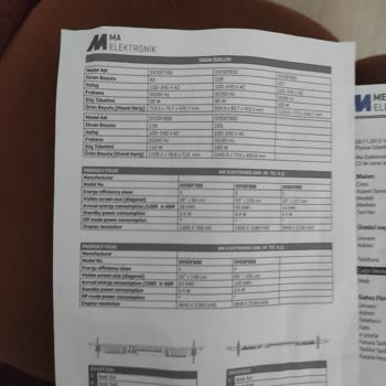 Onvo TV'nin Garanti Süresi Sonrası Bozulan Panel Sorunu