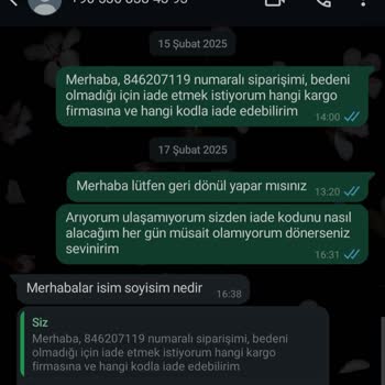 Geç Gelen İade Ve Zor Ulaşım Sorunu