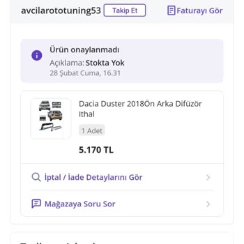 Mağaza Ürün Göndermiyor Ve Fiyat Artırıyor