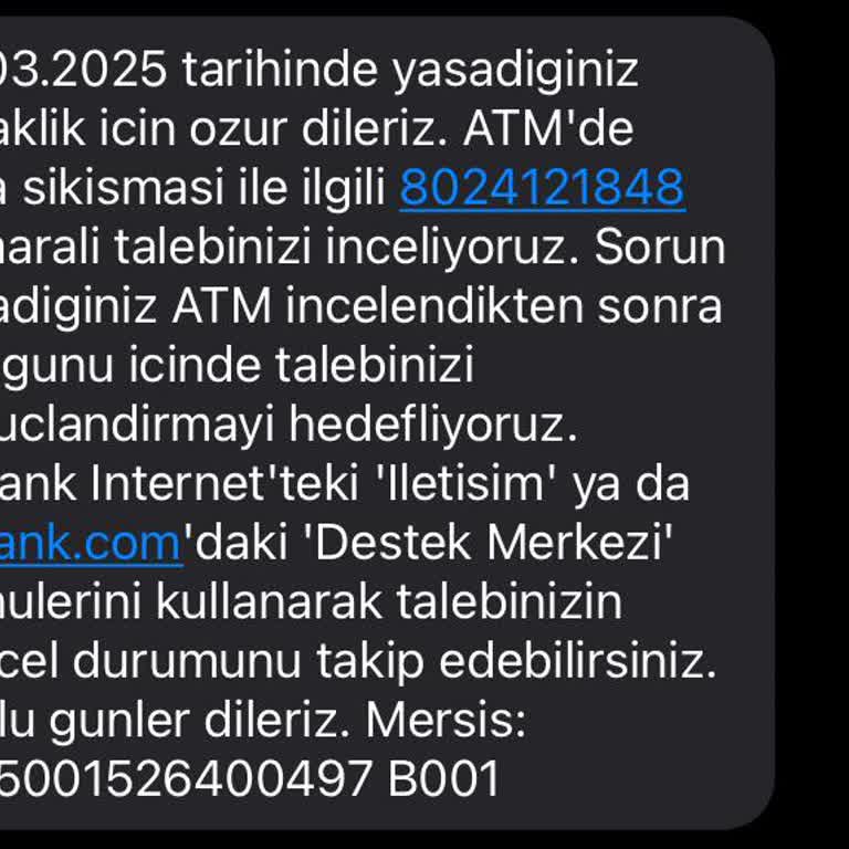 ATM Hatası Nedeniyle Mağduriyet