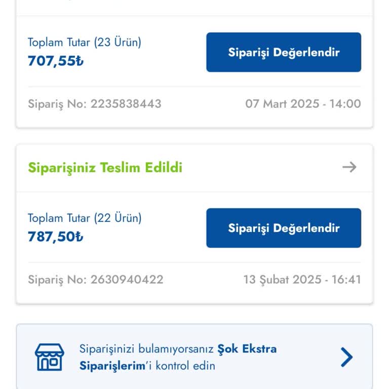 Şok Market Cepte Şok Uygulaması İle Sürekli Eksik Ürün Sorunu
