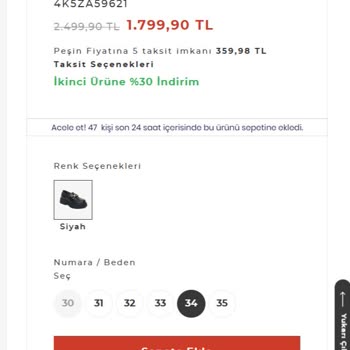 İndirimli Ayakkabı Alışverişinde Hayal Kırıklığı