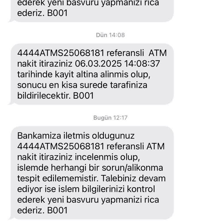 ATM'de Sıkışan Para Ve Sorumsuz Geri Dönüşler
