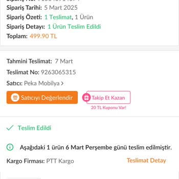 PTT Kargo Teslimat Sıkıntısı