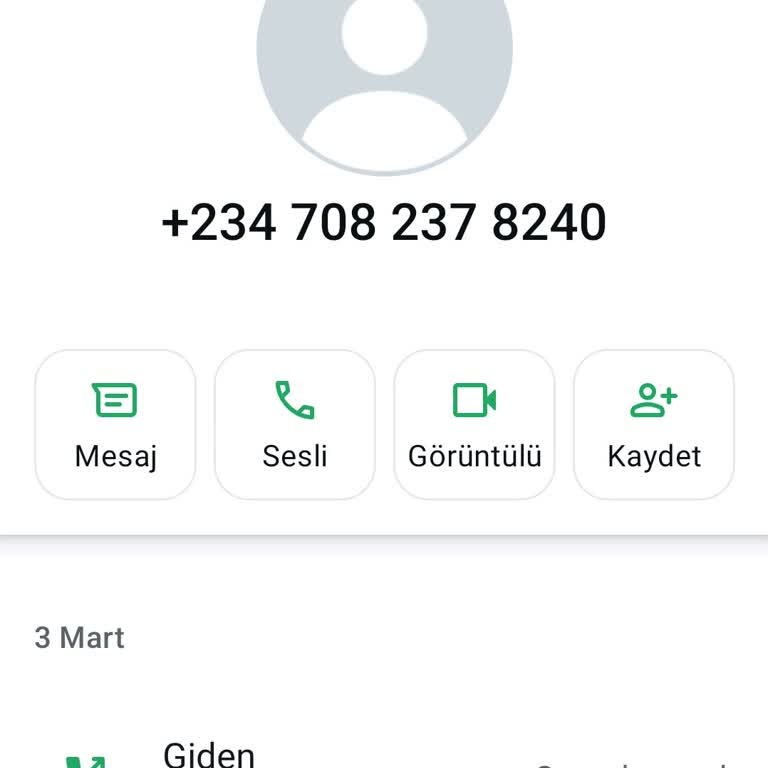 Nijerya Numarasından Gelen Mesaj Ve Güvenlik Endişesi