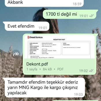 Sipariş Sonrası Karşılaşılan Sorunlar