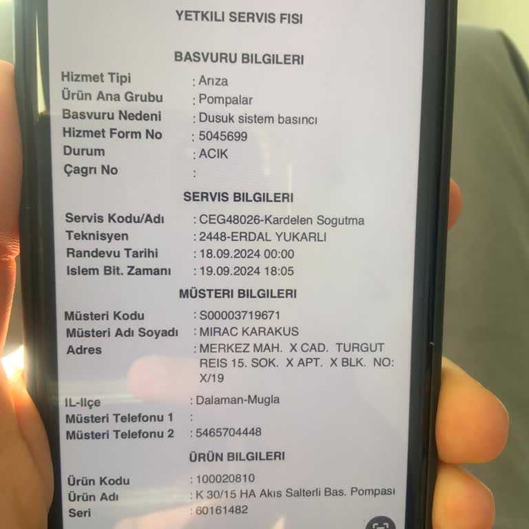 Baymak Garantili Pompa Mağduriyeti