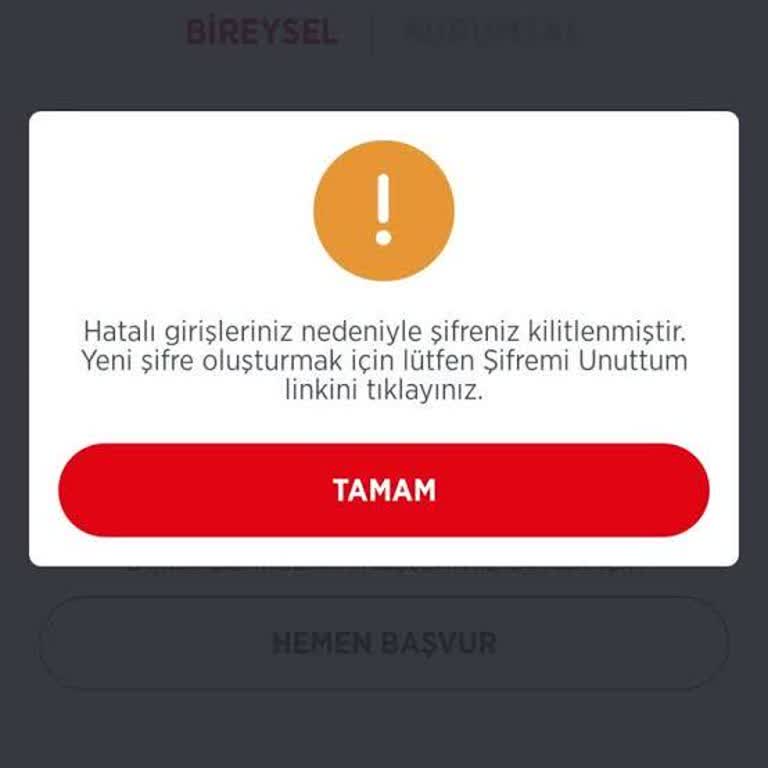 Para Transferi Sırasında Şifre Kilitlenmesi Sorunu