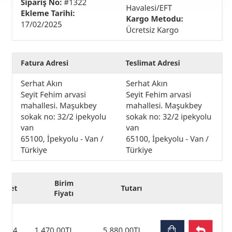 Kargoya Verilmeyen Lastikler Ve İletişim Sorunları
