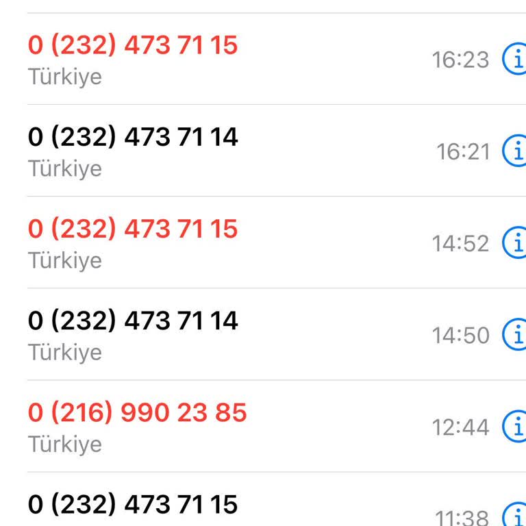 Sürekli Aramalar Ve Bilgim Dışında Yapılan İşlemler