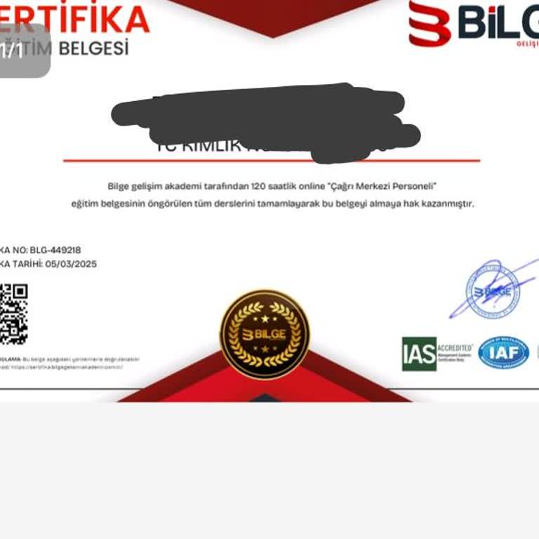 Sahte Sertifika Ve Para Talebiyle Karşı Karşıya Kaldım