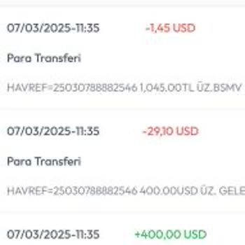 Yurt İçi Dolar Transferlerinde Ücret Şoku