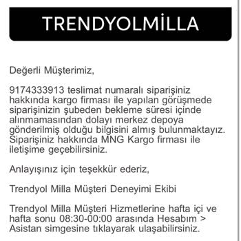 Trendyol Mila'dan İade Sorunu Ve Müşteri Hizmetleri Şikayeti