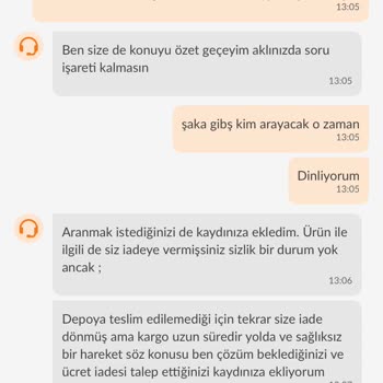 Trendyol Mila'dan İade Sorunu Ve Müşteri Hizmetleri Şikayeti