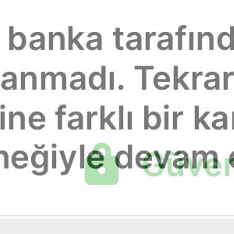 Yanlış Kart Yüklemesi Nedeniyle Kullanılamayan Bonuslar