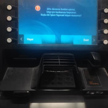 ATM'de İninal Kartla Para Yatırma Sorunu Ve Zaman Kaybı