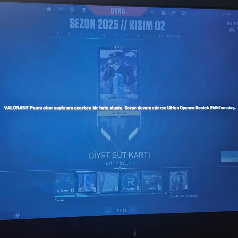 Valorant Puanı Alımında Yaşanan Sorun