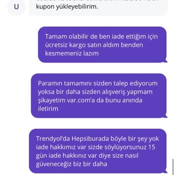 Yanlış Ürün Ve Kesilen Kargo Ücretiyle Gelen Hayal Kırıklığı