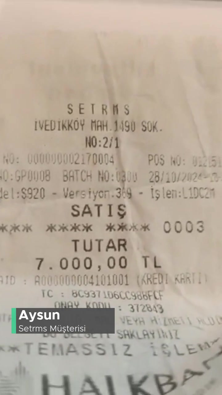 Setrms Kusurlu Ürün Önce Kayboldu Sonra İadeden Döndü! videonun kapak resmi