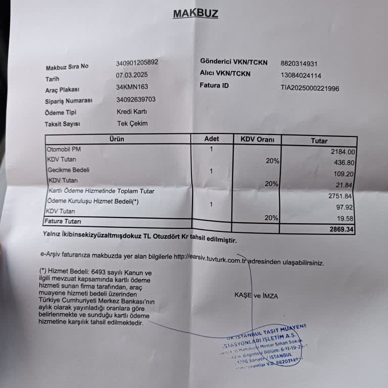 Tüvtürk İstasyonunda Haksız Komisyon Alımı