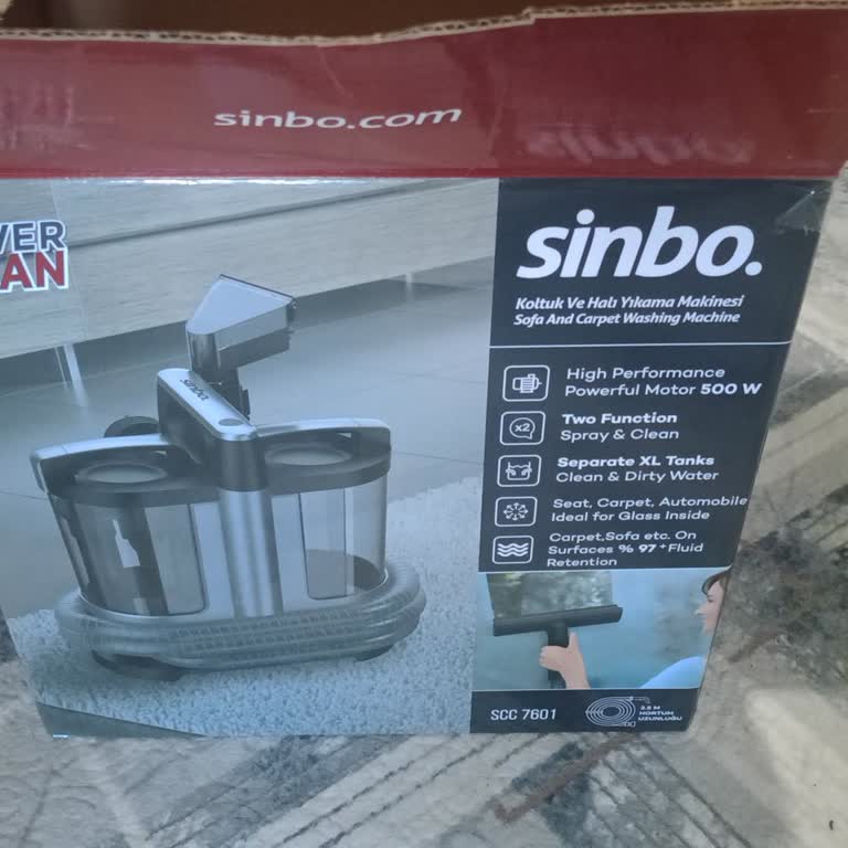 Sinbo Koltuk Yıkama Makinesi Kısa Sürede Arızalandı