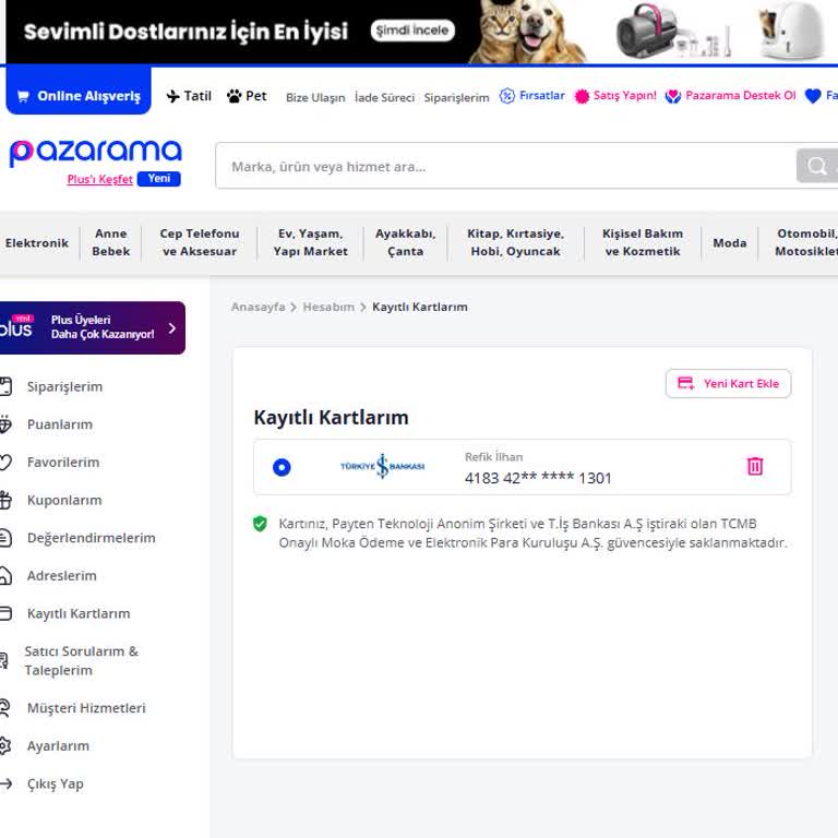 Pazarama'da Çalınan Kart Bilgileri Ve Kaybolan Para Puanlar