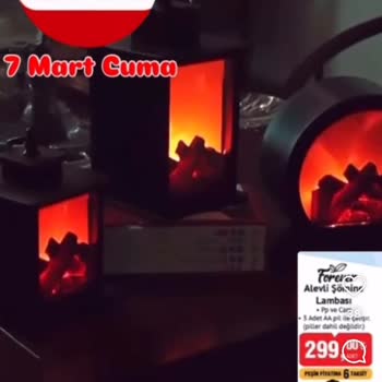 BİM'de Alevli Şömine Satış Sorunu