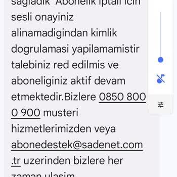 Abonelik İptalinde Müşteri Hizmetleri Engeli