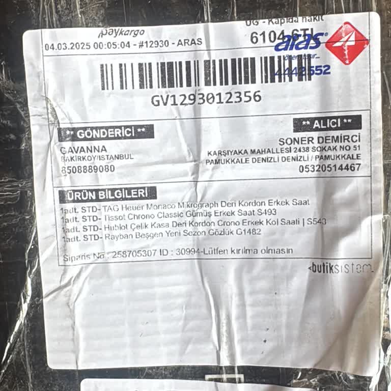 Siparişte Eksiklik Ve Yanlışlık Sorunu