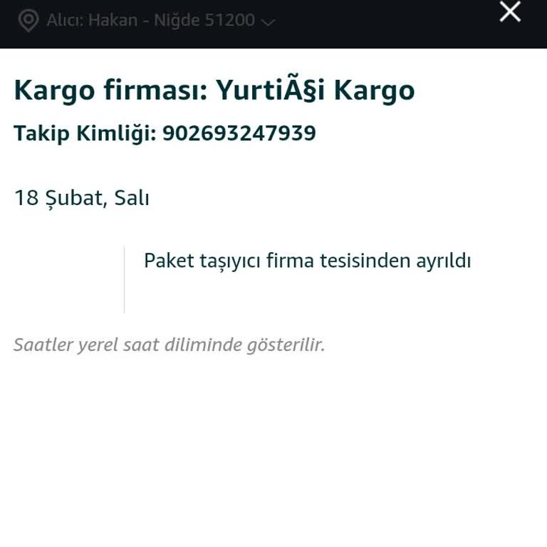 Yanlış Teslimat Güncellemesi Ve İade Sorunu